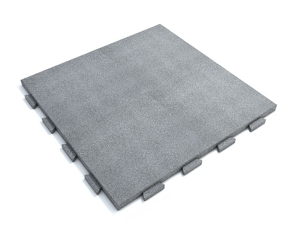 Резиновая плитка 1000x1000x40мм (ласточкин хвост)